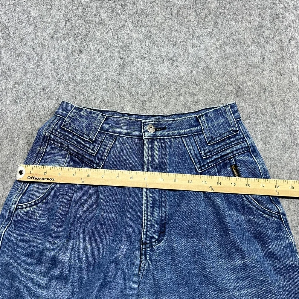 Vintage Rocky Mountain Jeans Womens 11/12 Blue Mom‎ High Rise Straight FITS26x29